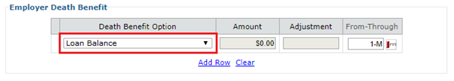 Employer Death Benefit Option